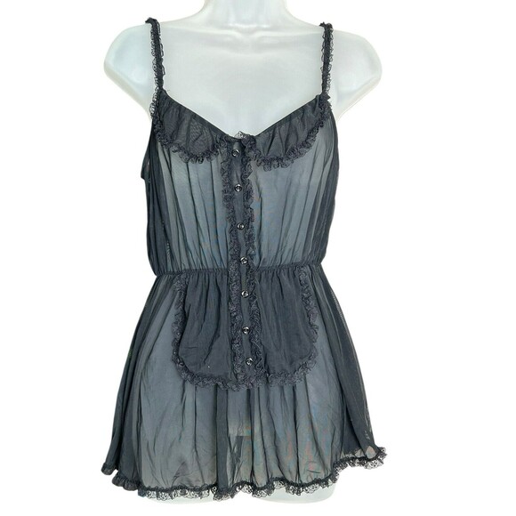 Sexy Little Things Victoria’s Secret Other - Sexy Little Things Victoria’s Secret Mesh Cami Slip Bustier Maid Medium Apron